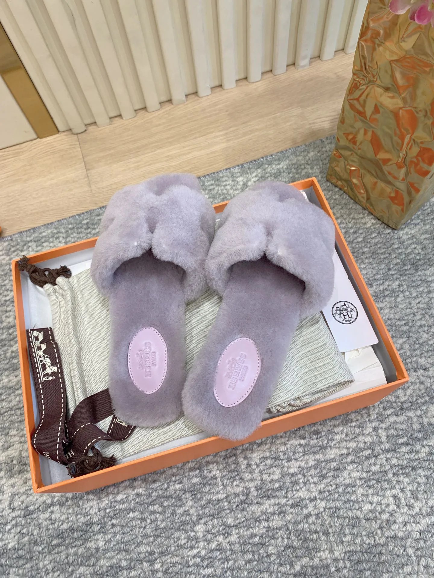 Тапочки Женские Hermes 63744