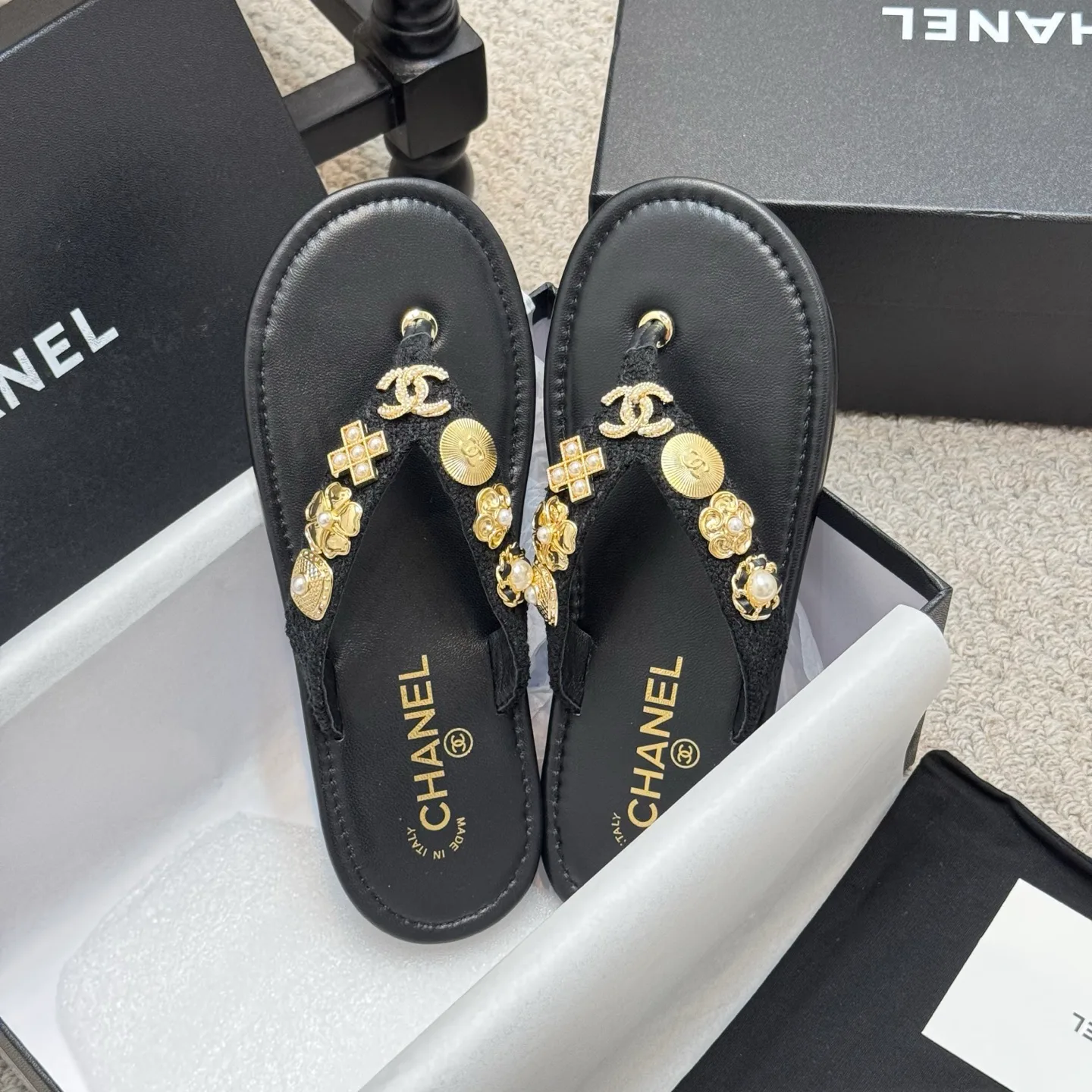 Шлепанцы Женские Chanel 36274