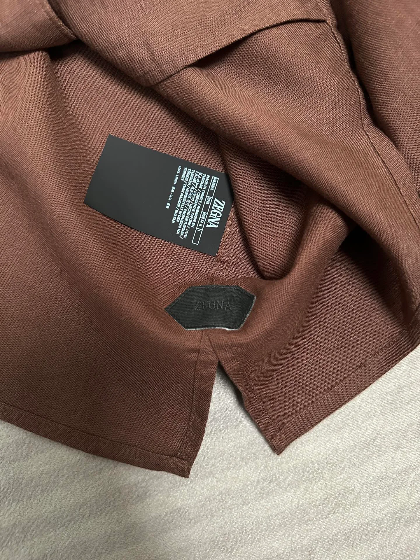 Рубашки Мужские Zegna 17605495