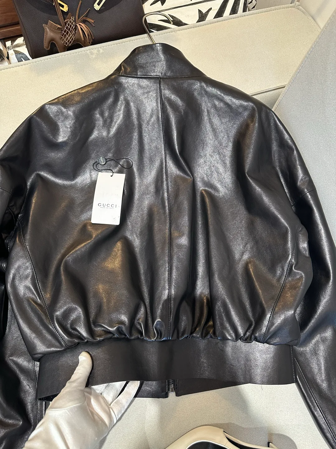 Кожаные Куртки И Дублёнки Женские Gucci 17088787