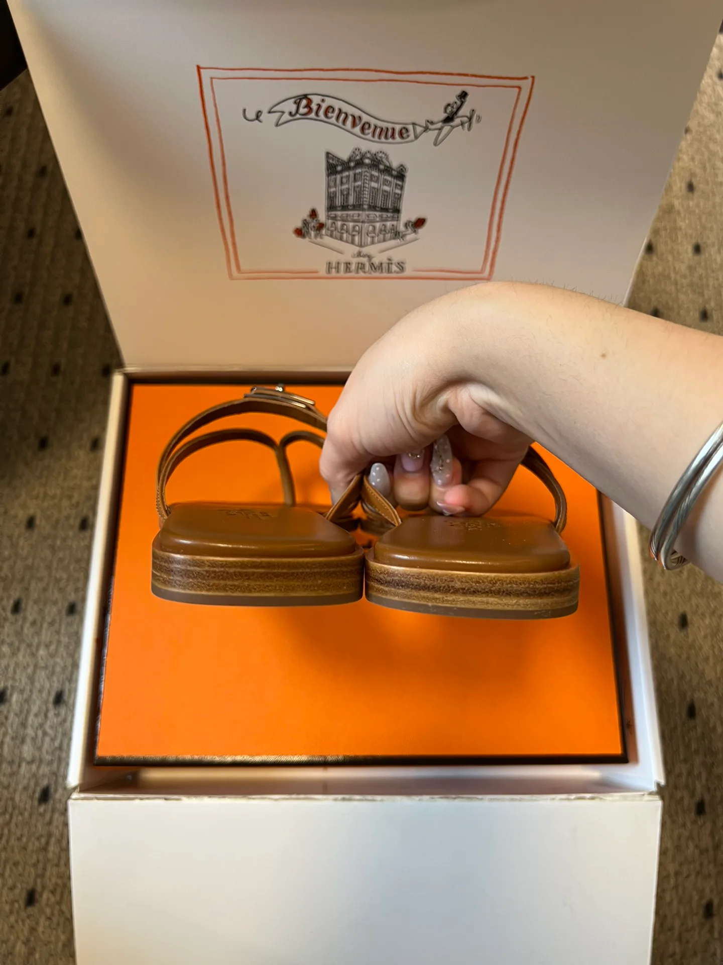 Шлепанцы Женские Hermes 10209518