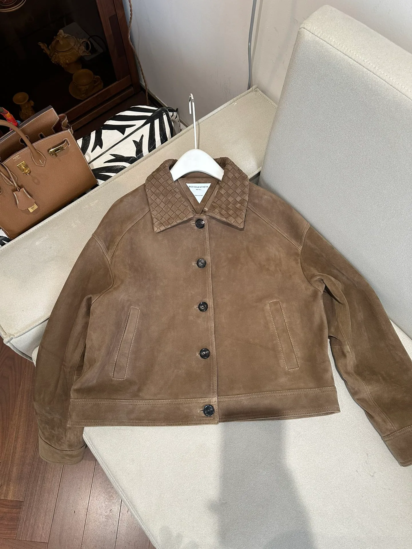 Кожаные Куртки И Дублёнки Женские Bottega Veneta 11460770