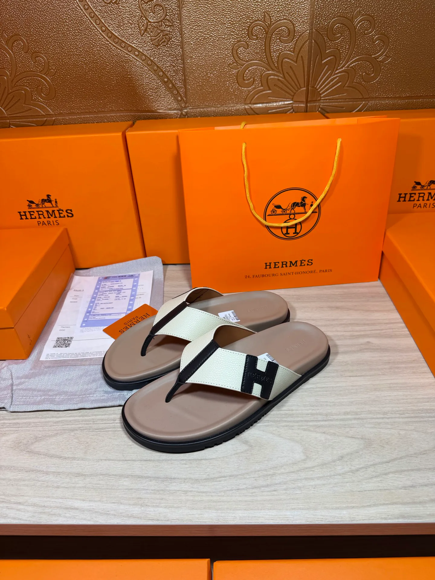 Шлепанцы Мужские Hermes 19414474
