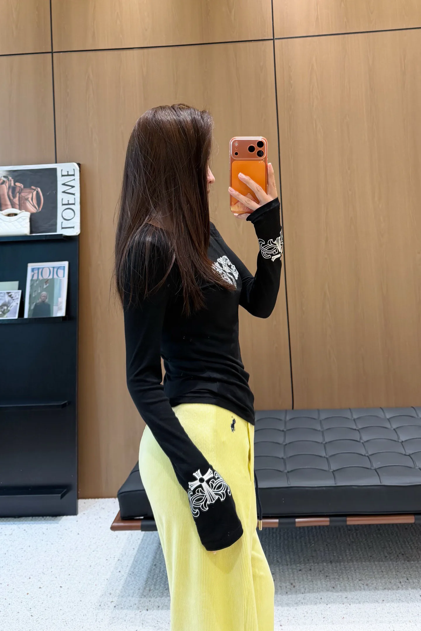 Лонгсливы Женские Chrome Hearts 1212612