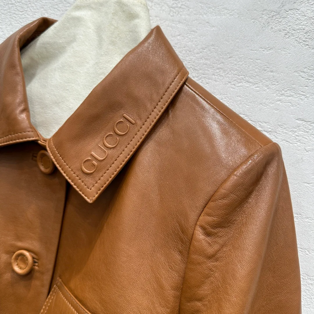 Кожаные Куртки И Дублёнки Женские Gucci 11544859