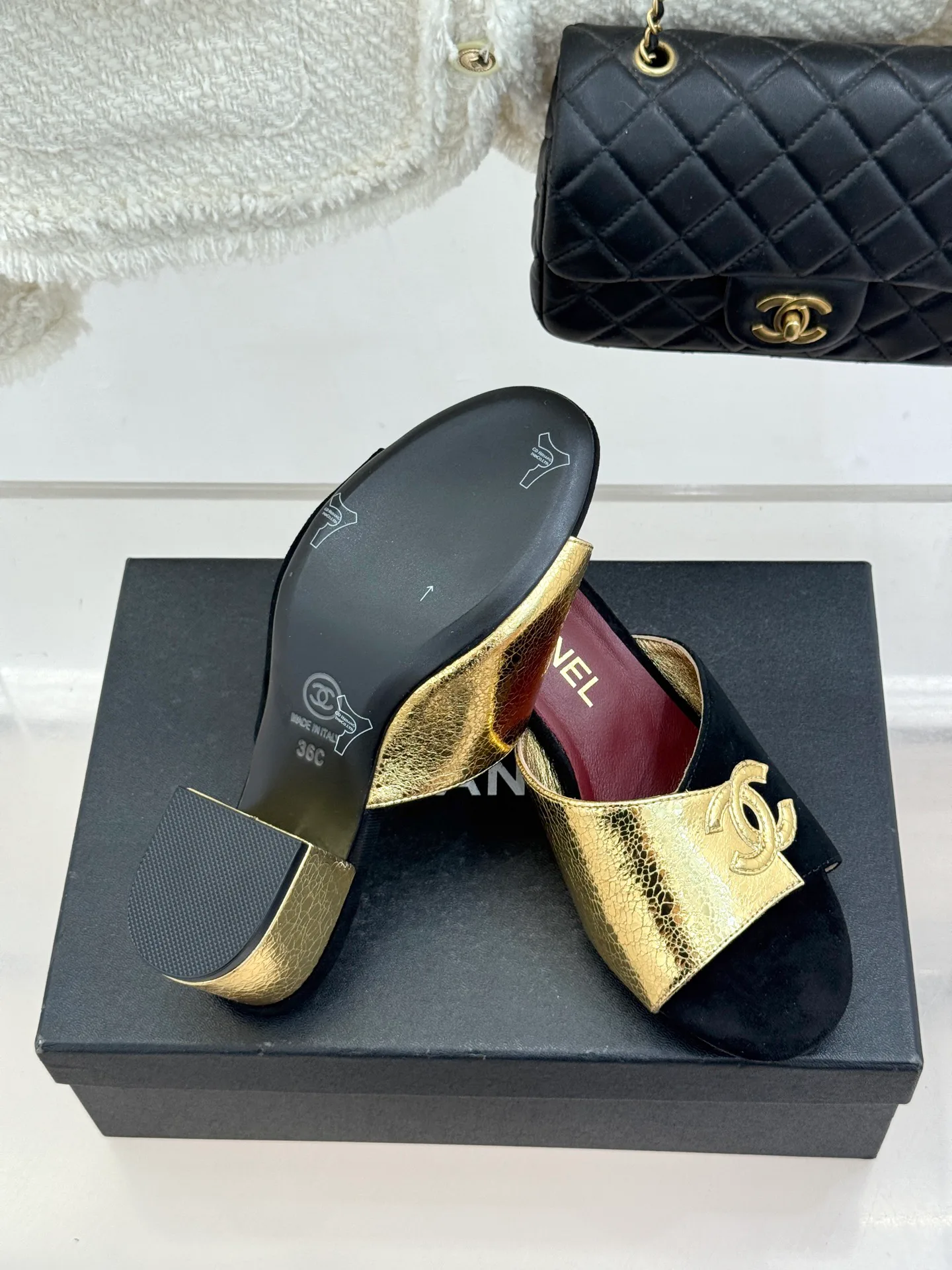 Босоножки Женские Chanel 12693147