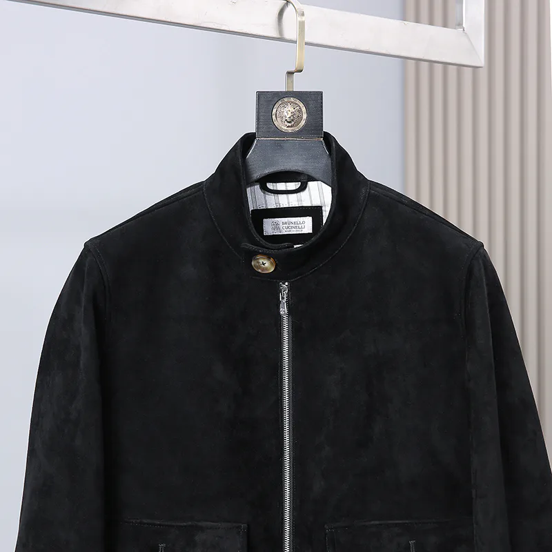 Кожаные Куртки И Дублёнки Мужские Brunello Cucinelli 12501002