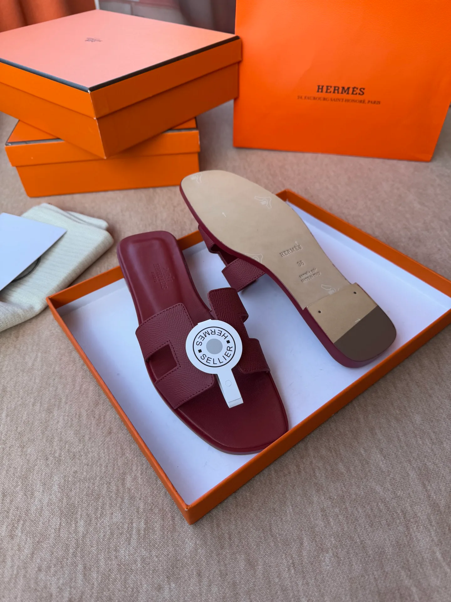 Шлепанцы Женские Hermes 18664