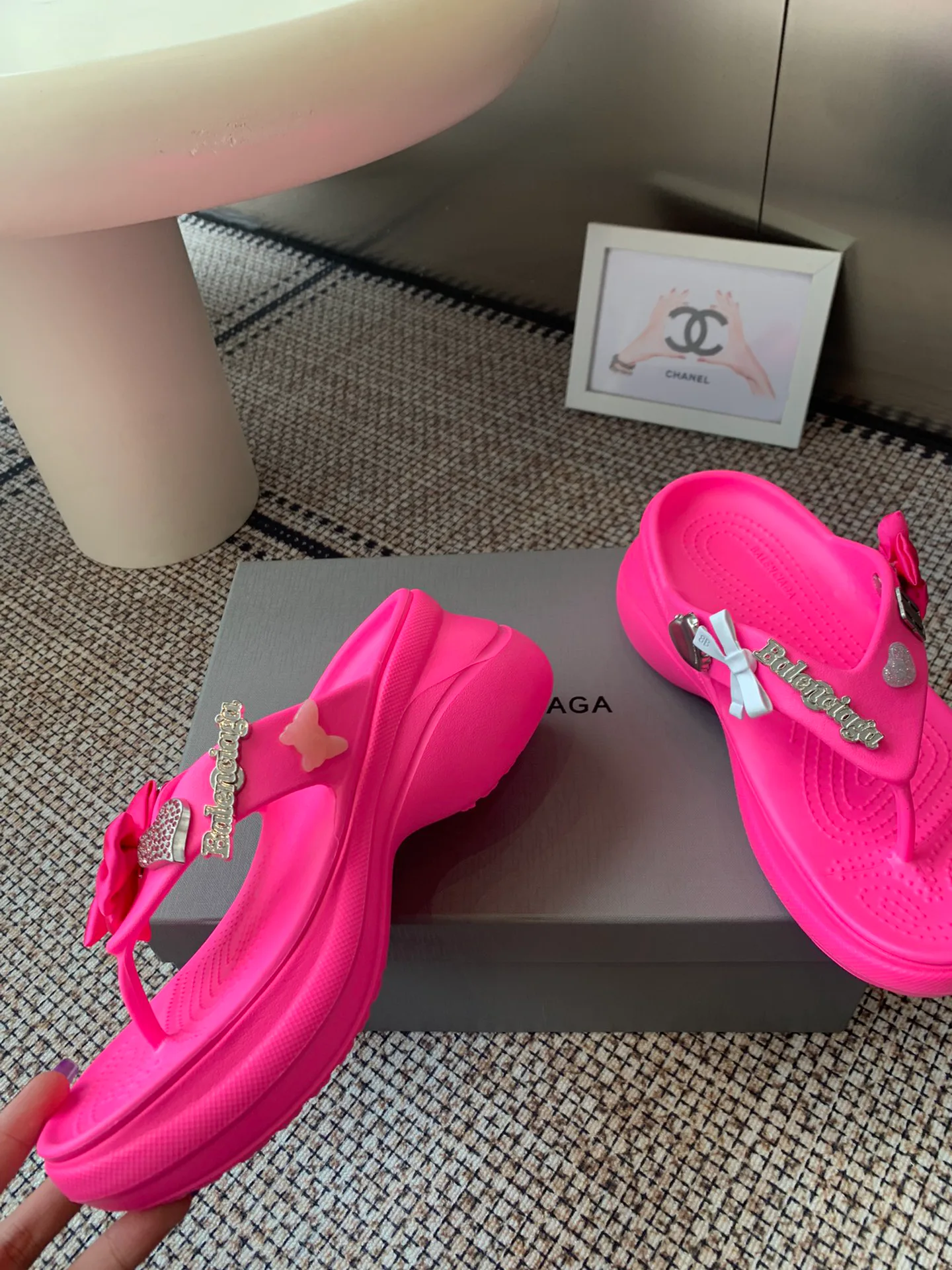 Шлепанцы Женские Balenciaga 491856