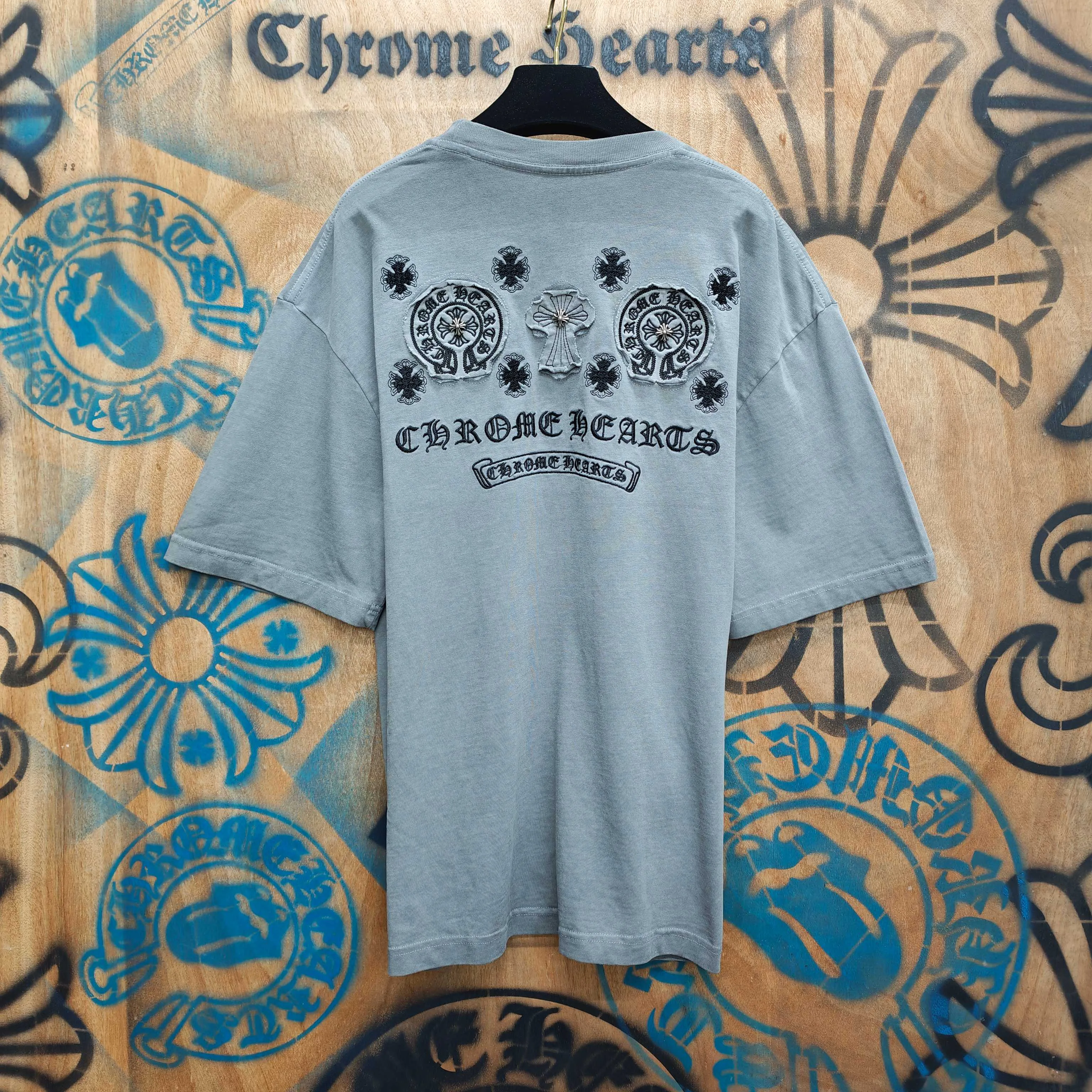 Лонгсливы Мужские Chrome Hearts 13311046