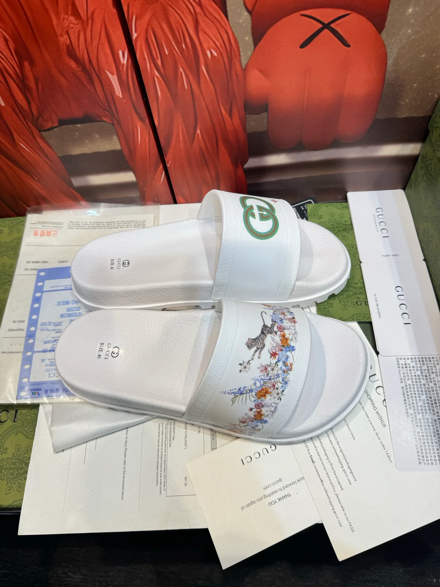 Шлепанцы Женские Gucci 10313908