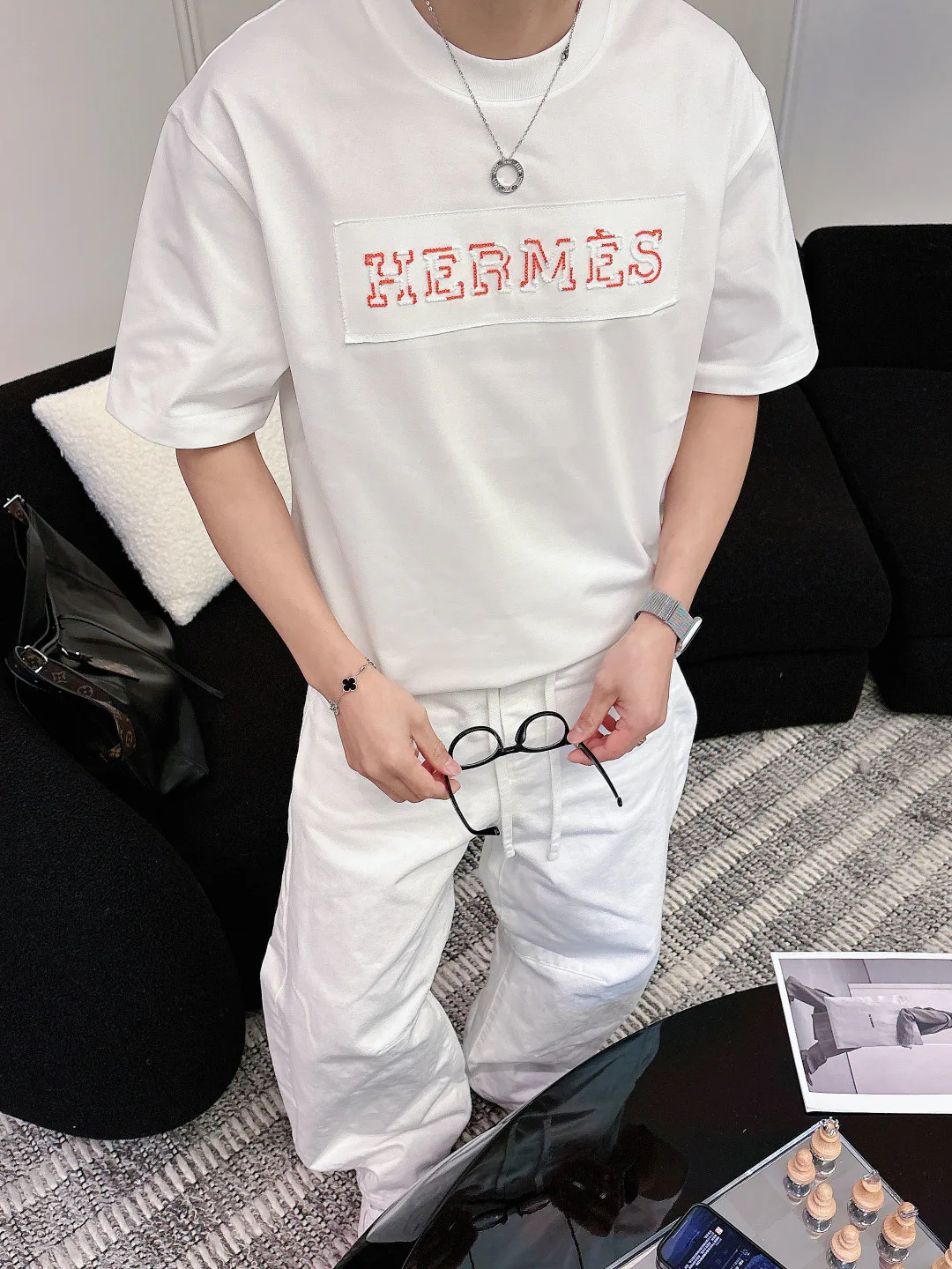 Футболки Мужские Hermes 9526510