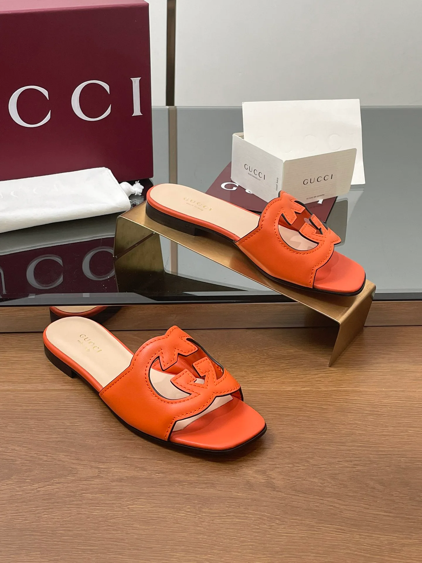 Шлепанцы Женские Gucci 34956