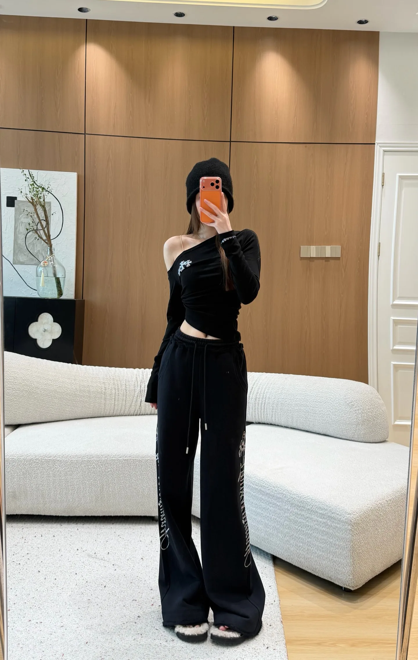 Брюки Женские Chrome Hearts 19588900