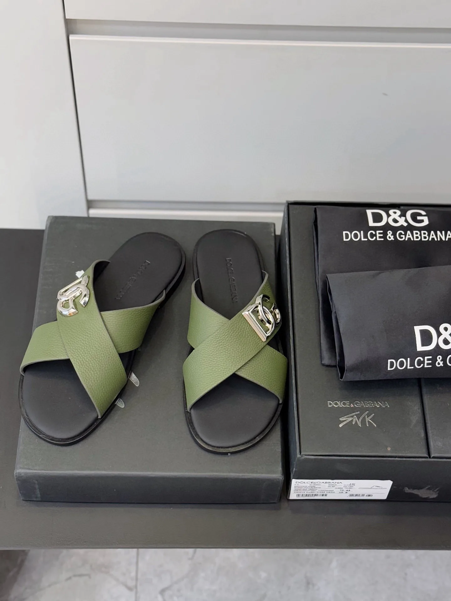Шлепанцы Мужские Dolce & Gabbana 11483786