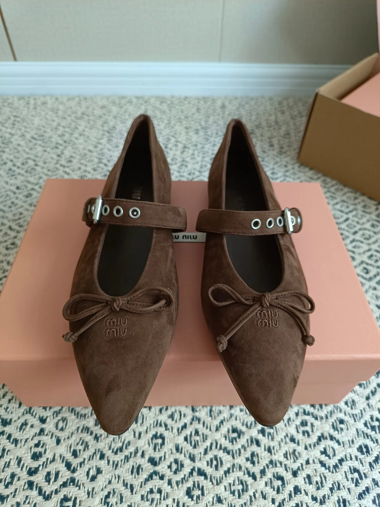 Балетки Женские Miu Miu 19275190