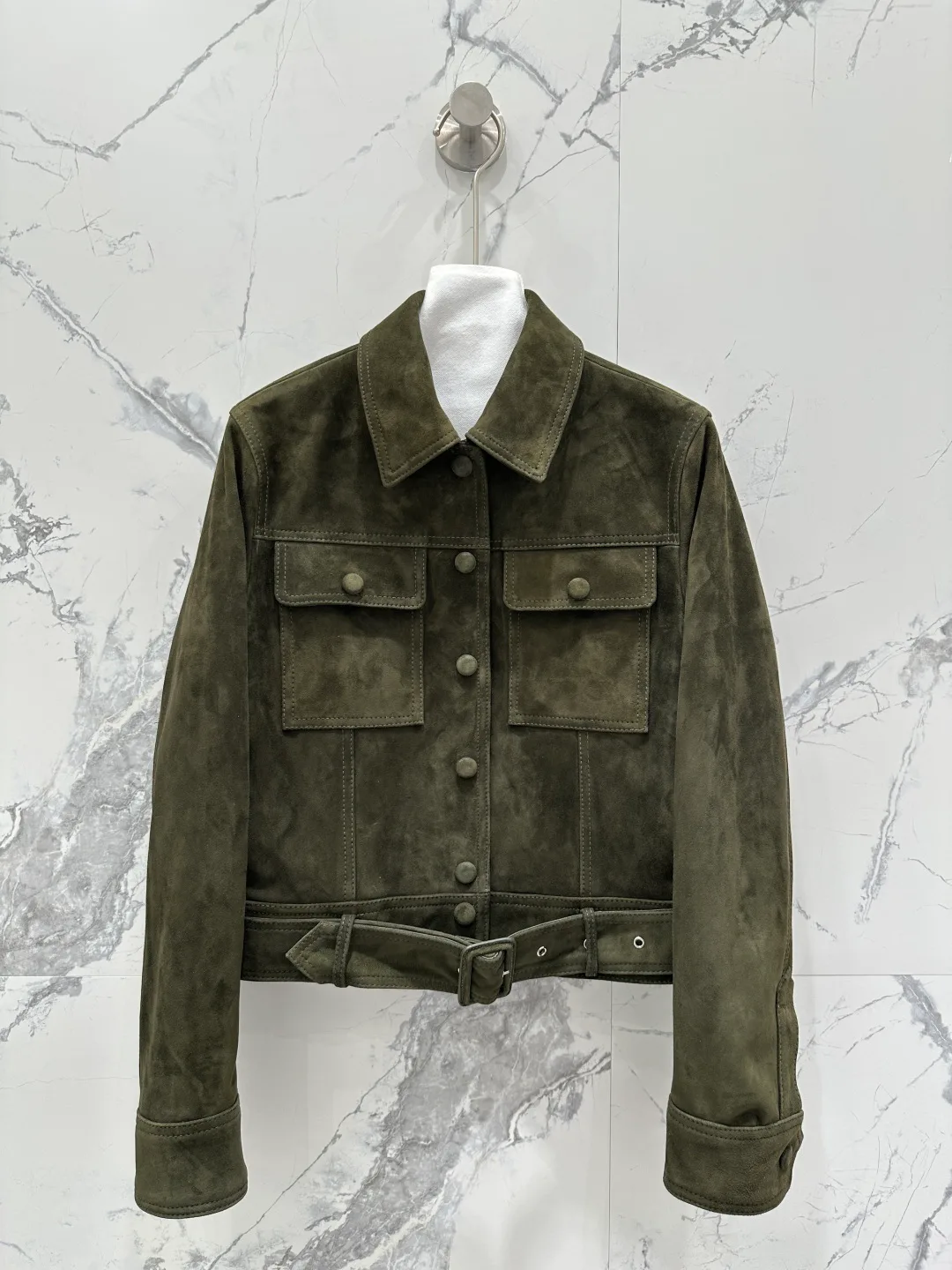 Кожаные Куртки И Дублёнки Женские Saint Laurent 18090061