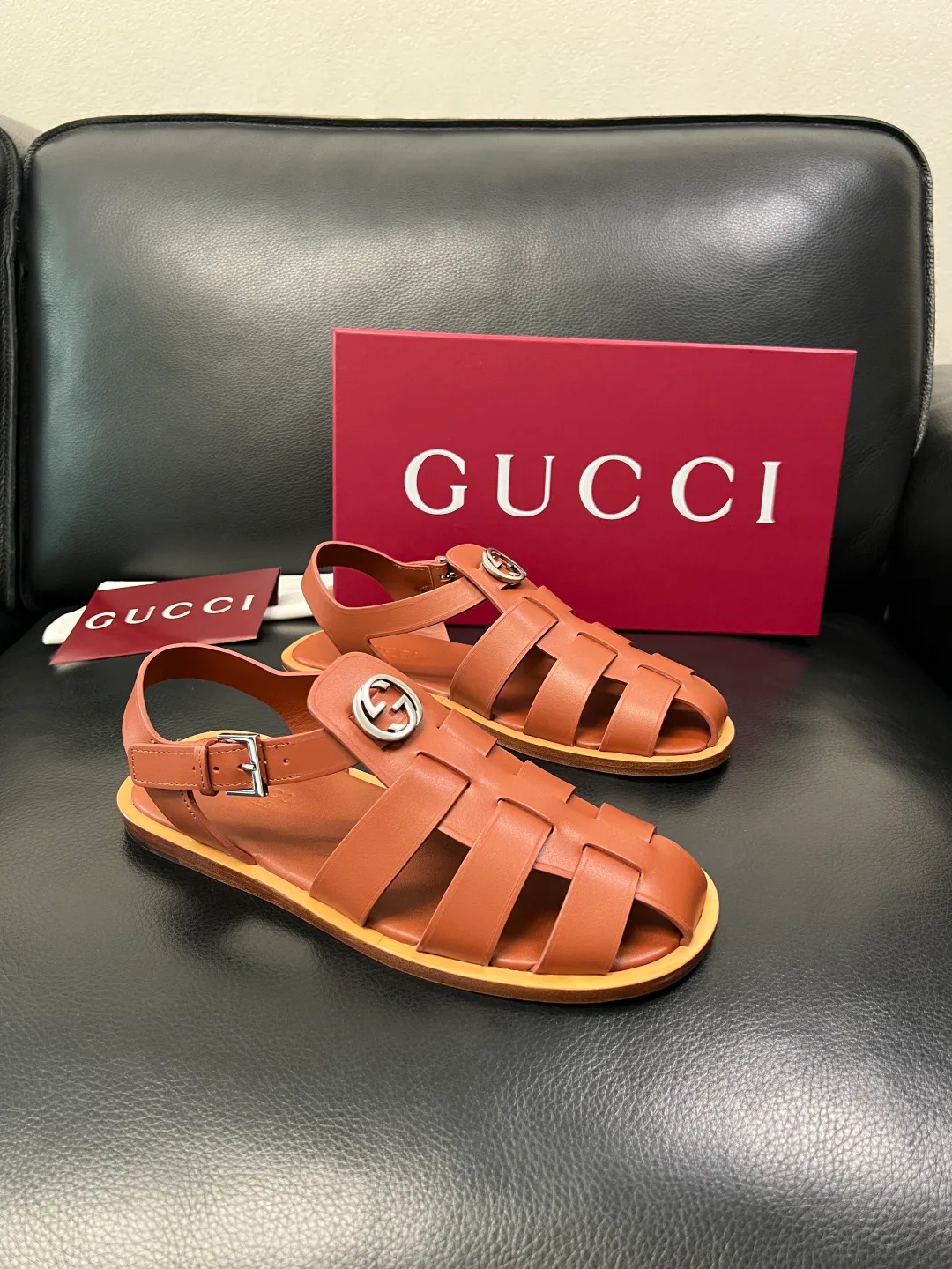 Сандалии Мужские Gucci 13568836