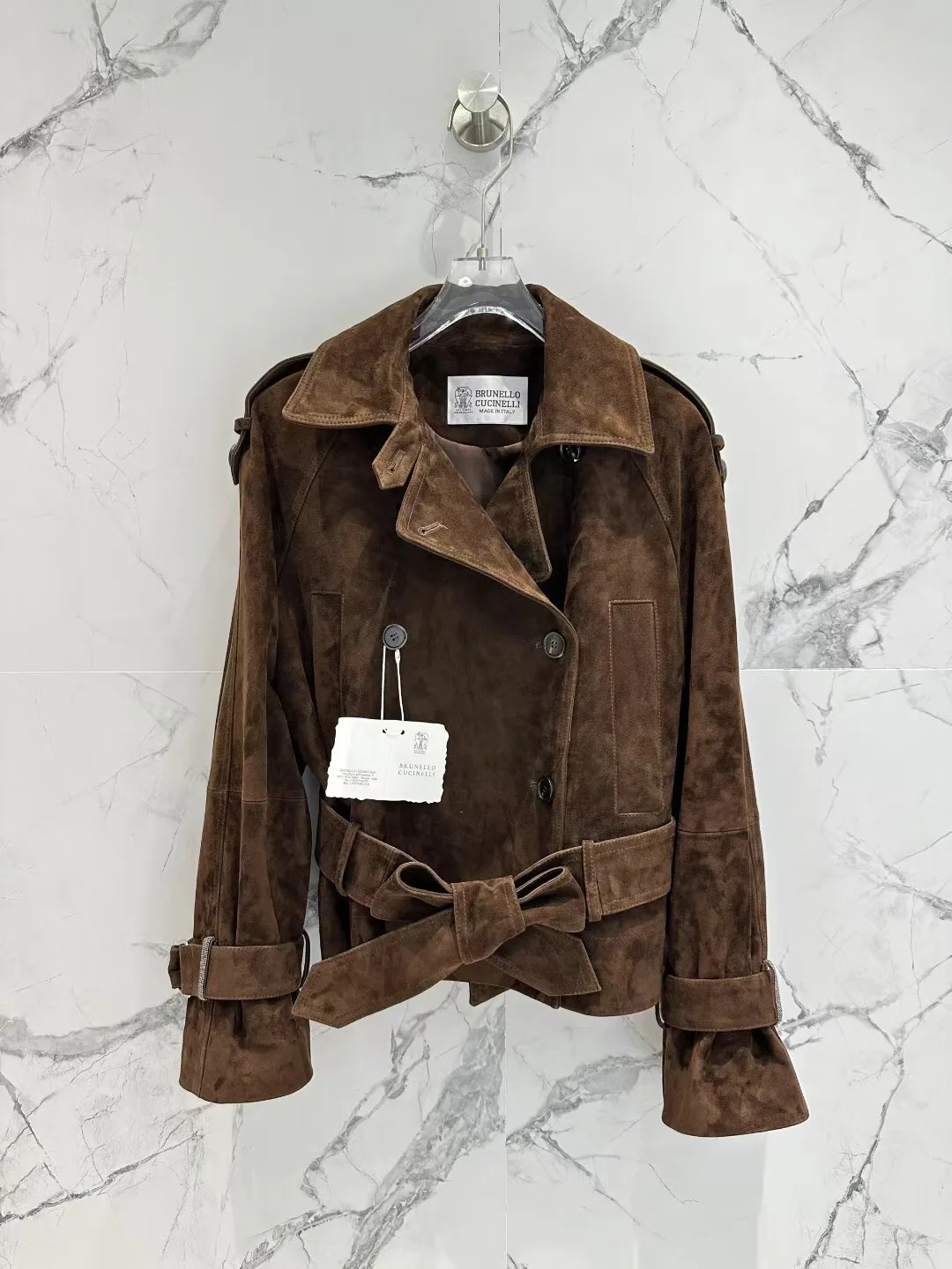 Кожаные Куртки И Дублёнки Женские Brunello Cucinelli 13683063