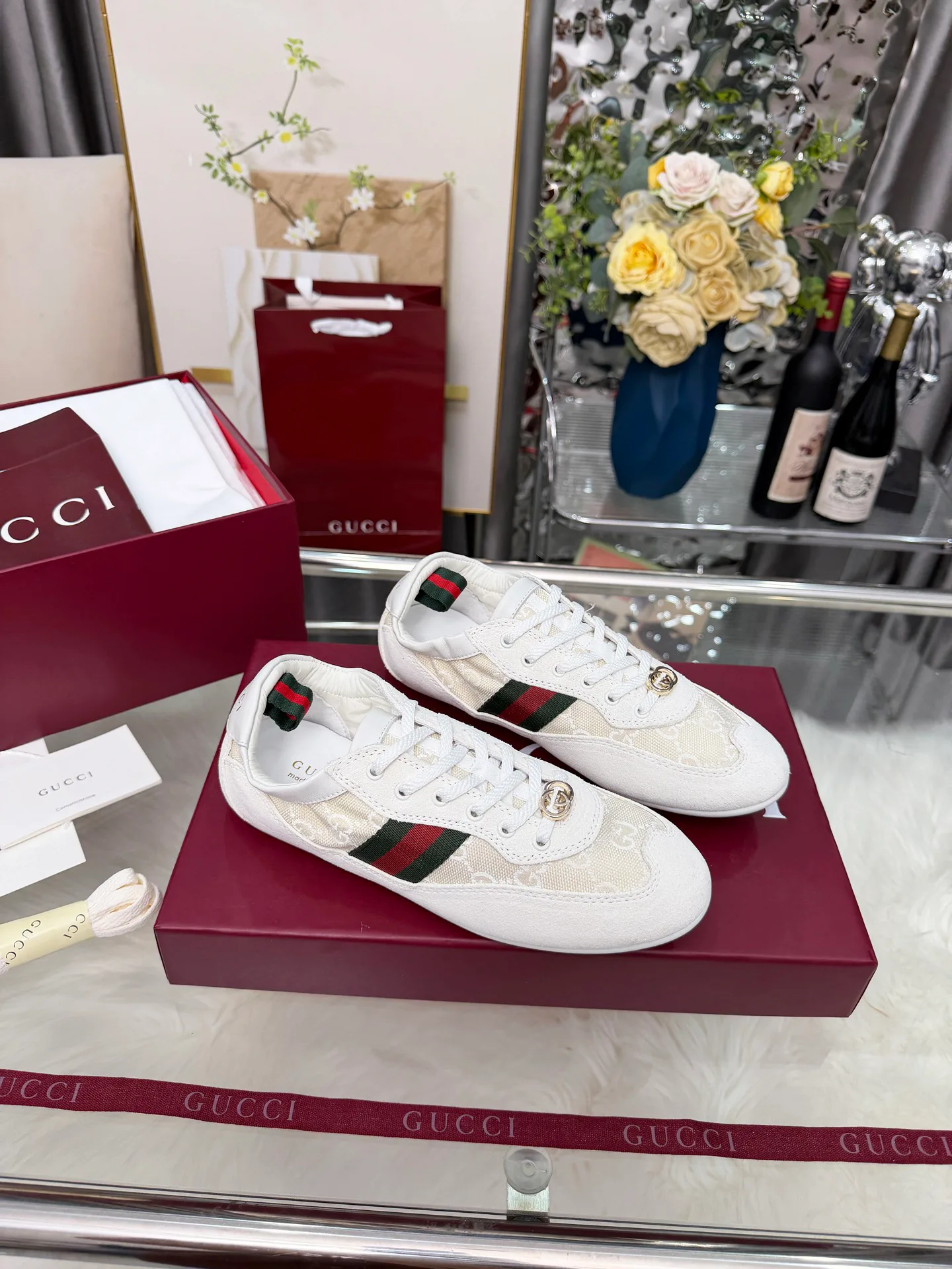 Кроссовки Женские Gucci 429148