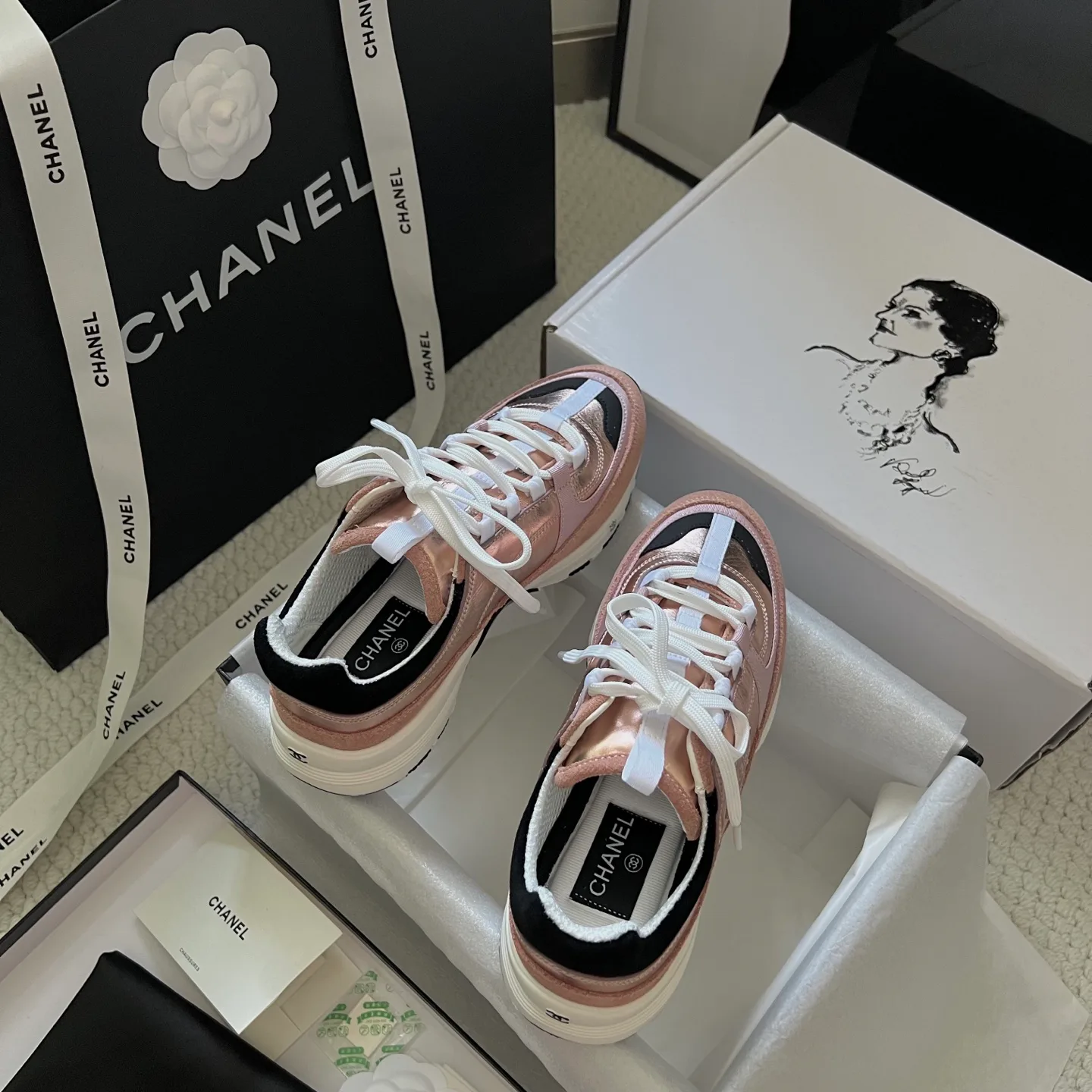 Кроссовки Женские Chanel 492029