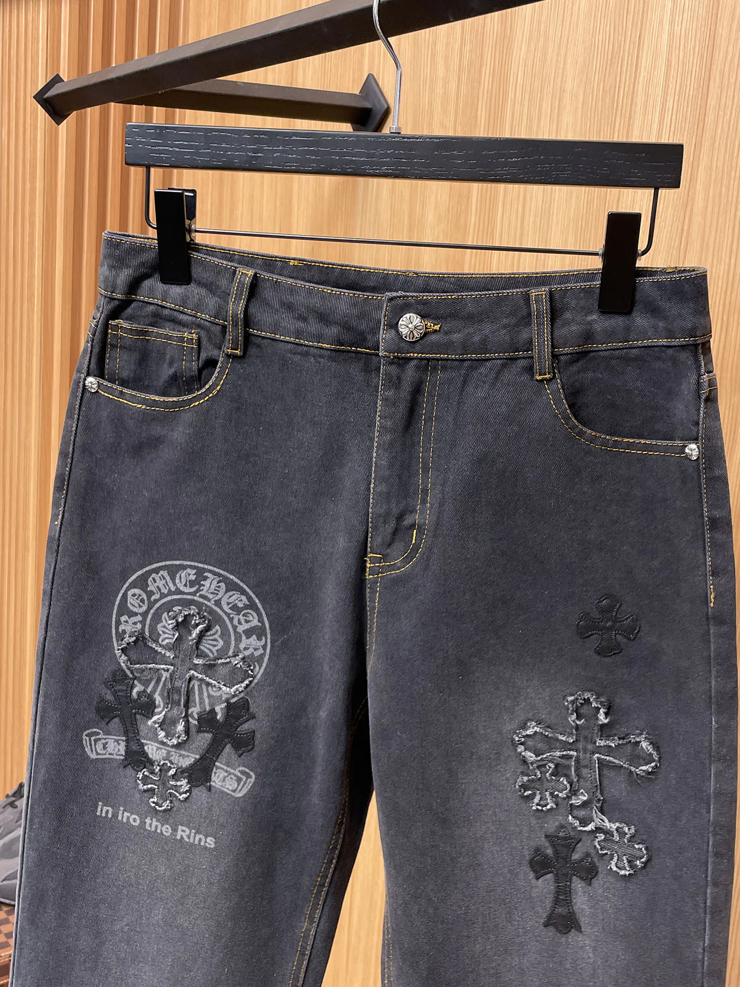 Джинсы Мужские Chrome Hearts 17037286