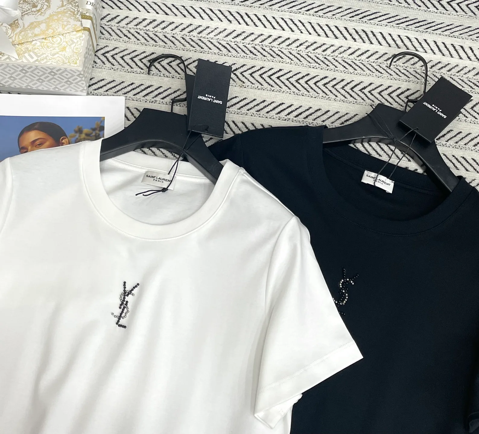 Футболки Женские Saint Laurent 11516802