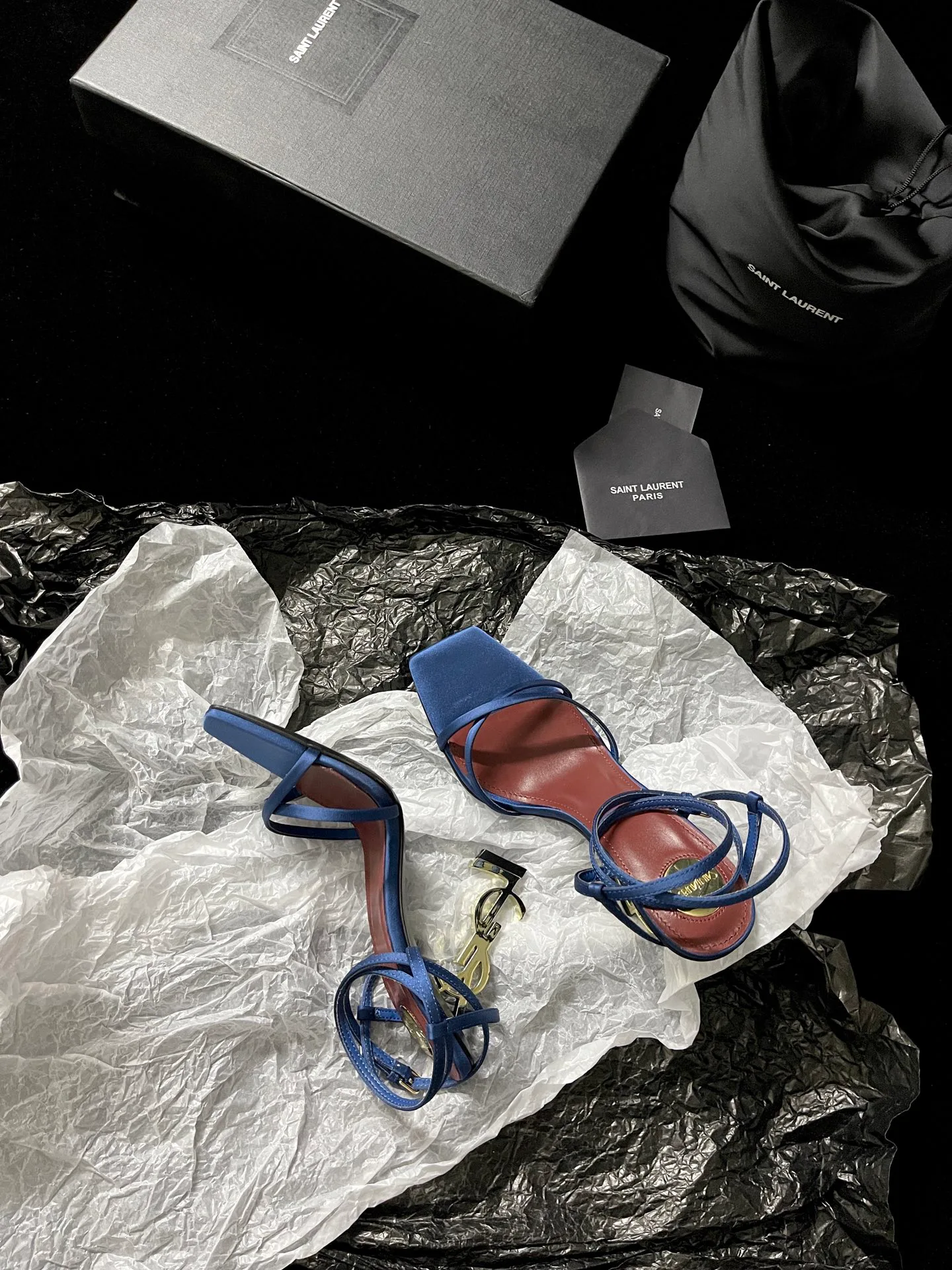 Босоножки Женские Saint Laurent 24756