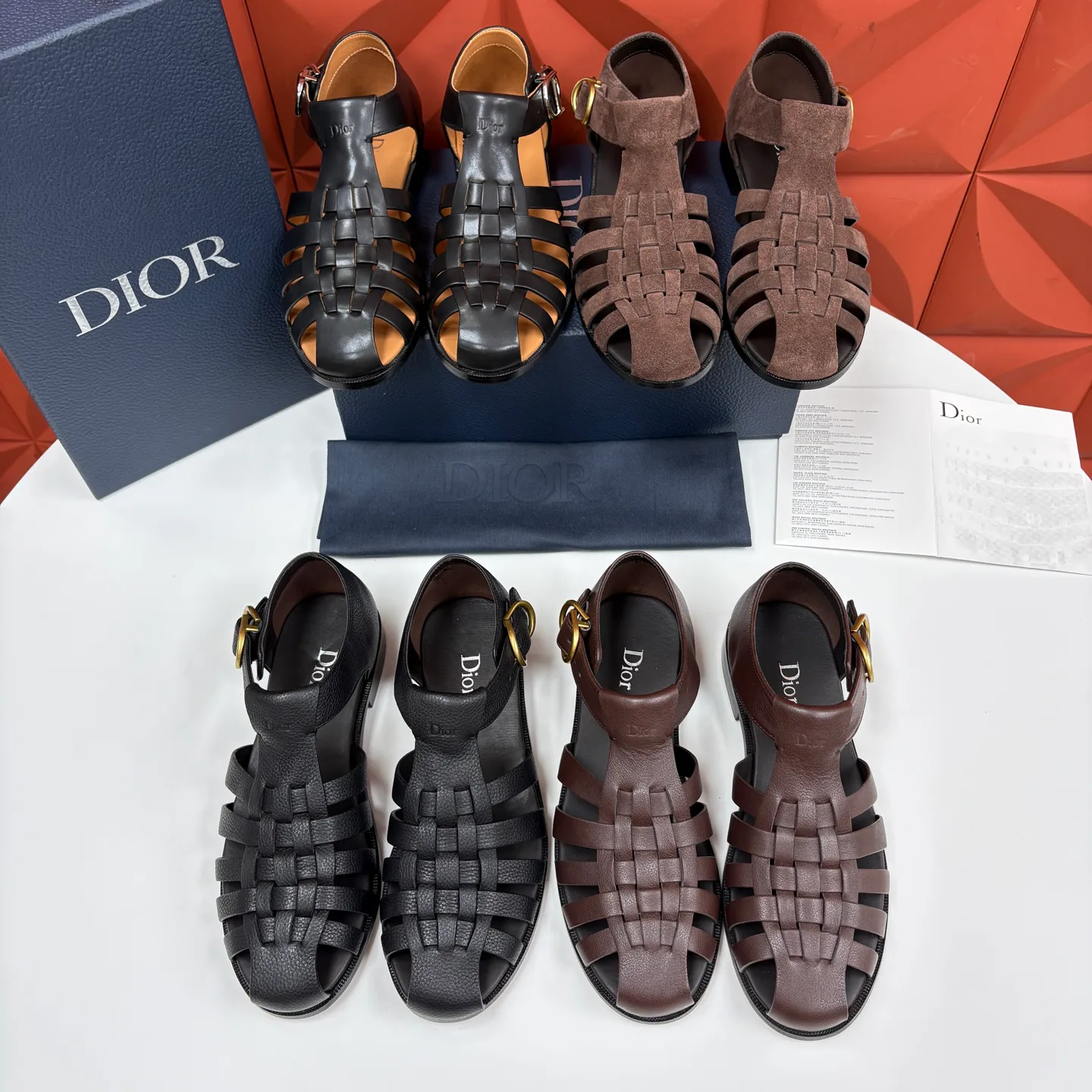 Сандалии Мужские Christian Dior 17579066