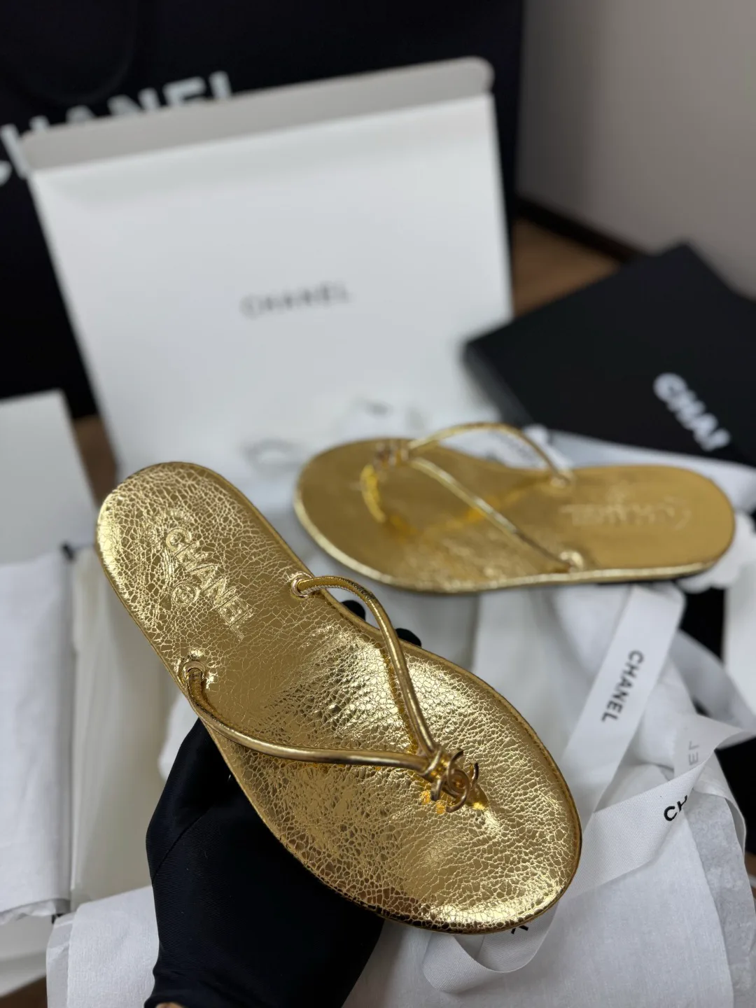 Шлепанцы Женские Chanel 13127297