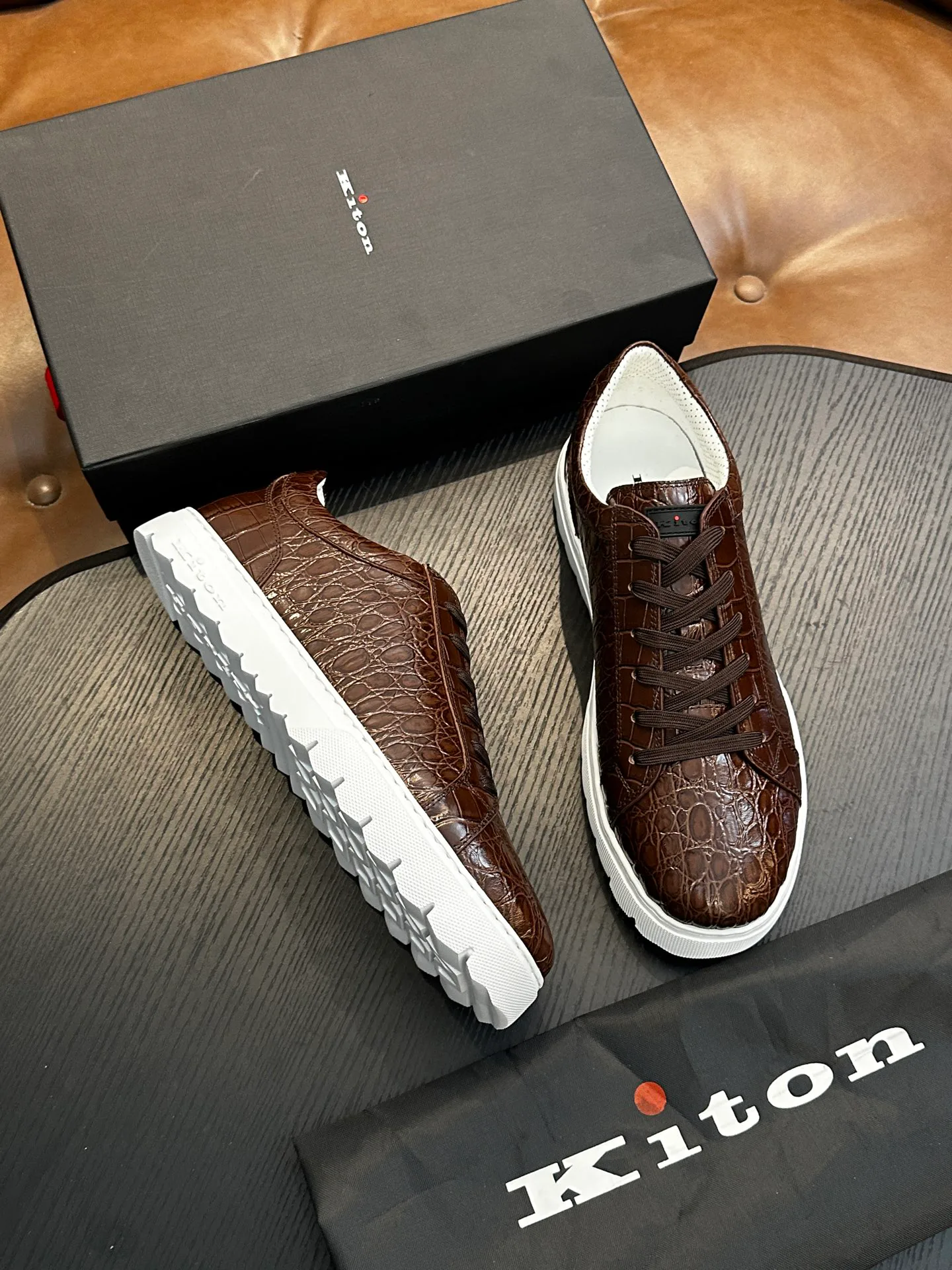 Кроссовки Мужские Kiton 11495434