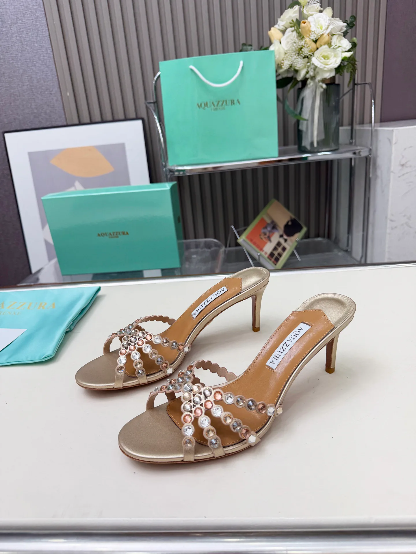 Босоножки Женские Aquazzura 1856029
