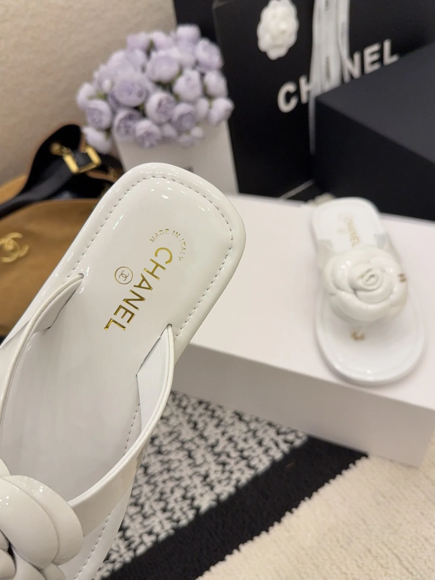 Шлепанцы Женские Chanel 403355