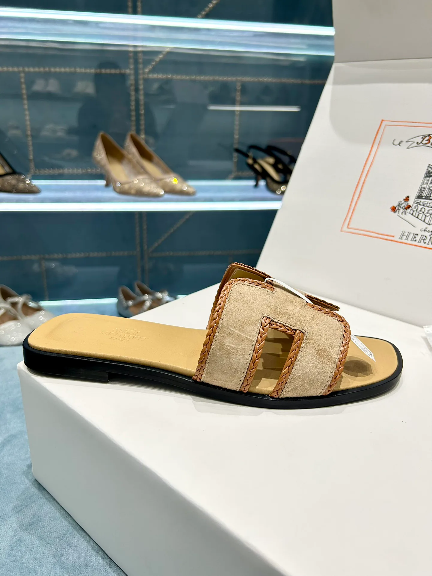 Шлепанцы Женские Hermes 9878133