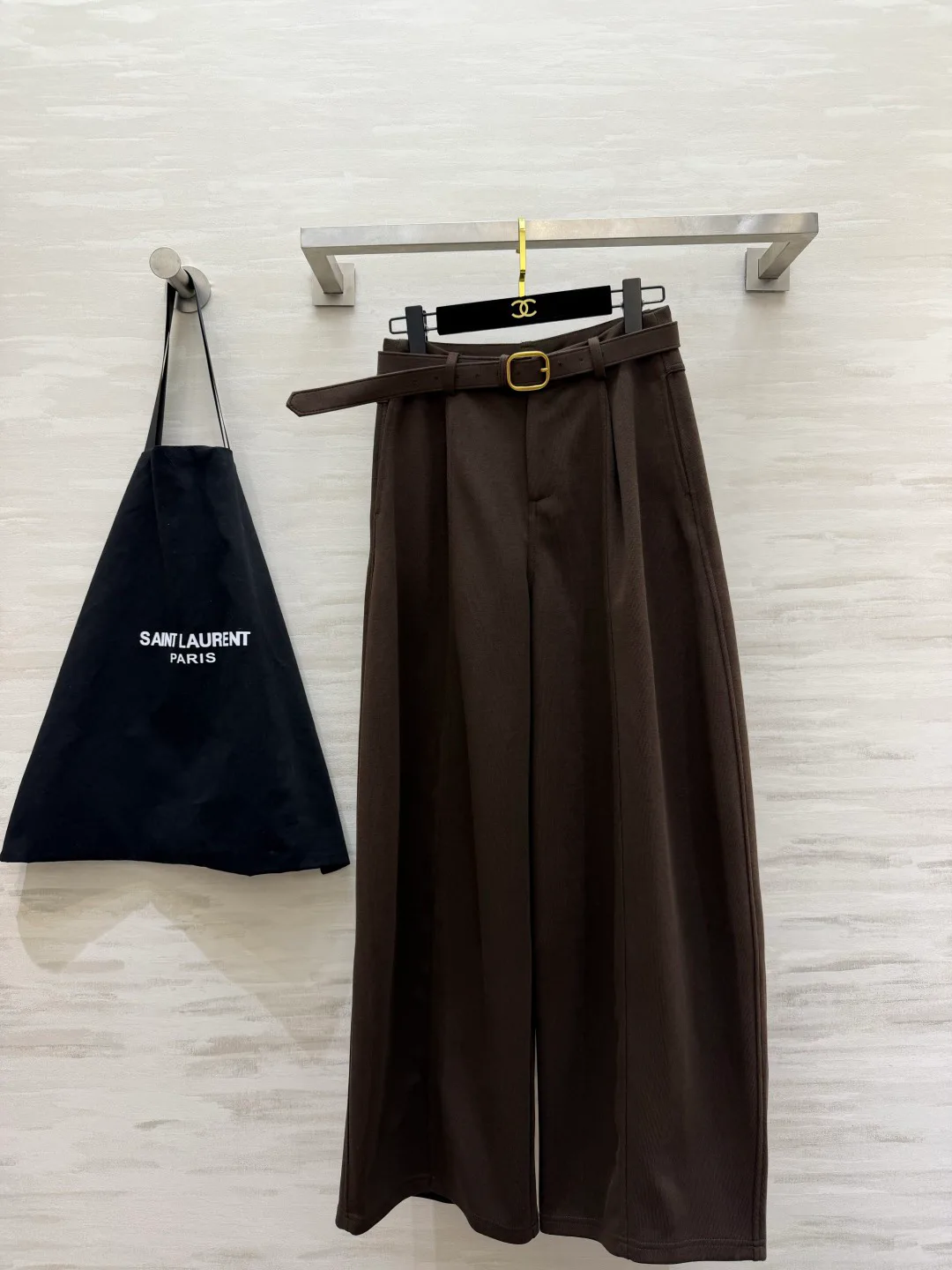 Брюки Женские Saint Laurent 19056202