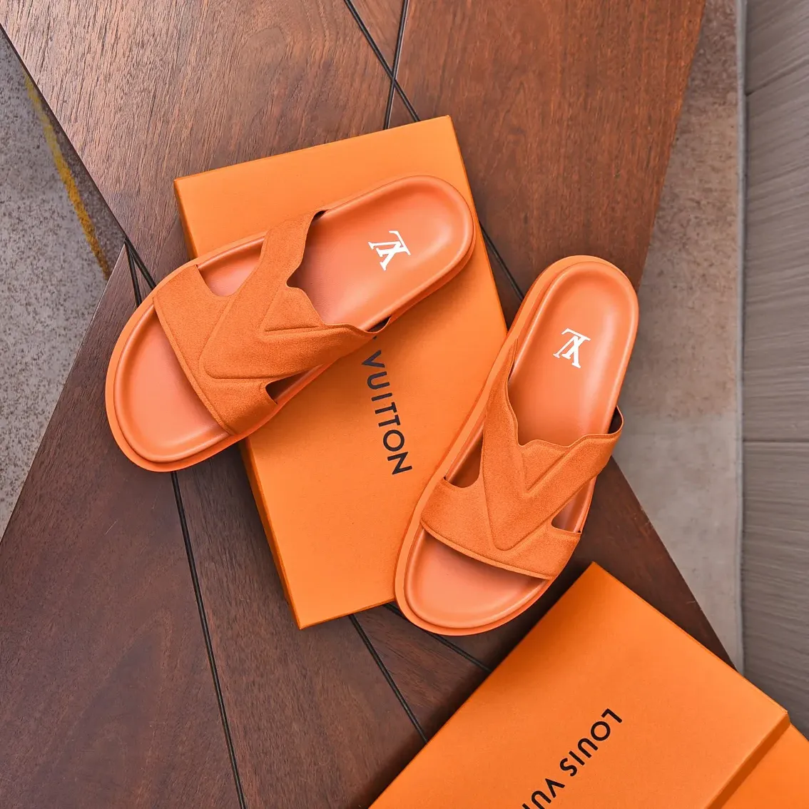 Шлепанцы Мужские Louis Vuitton 12122