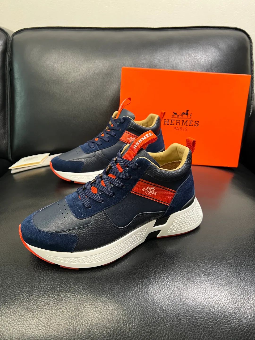 Кроссовки Мужские Hermes 471659