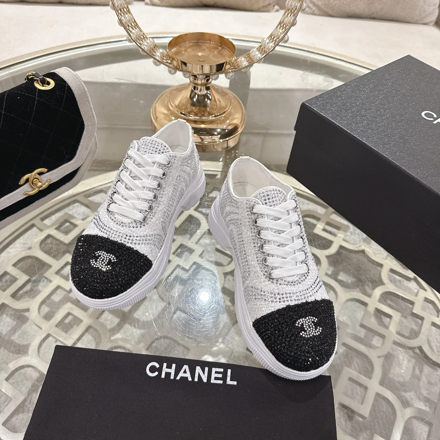 Кроссовки Женские Chanel 1529097