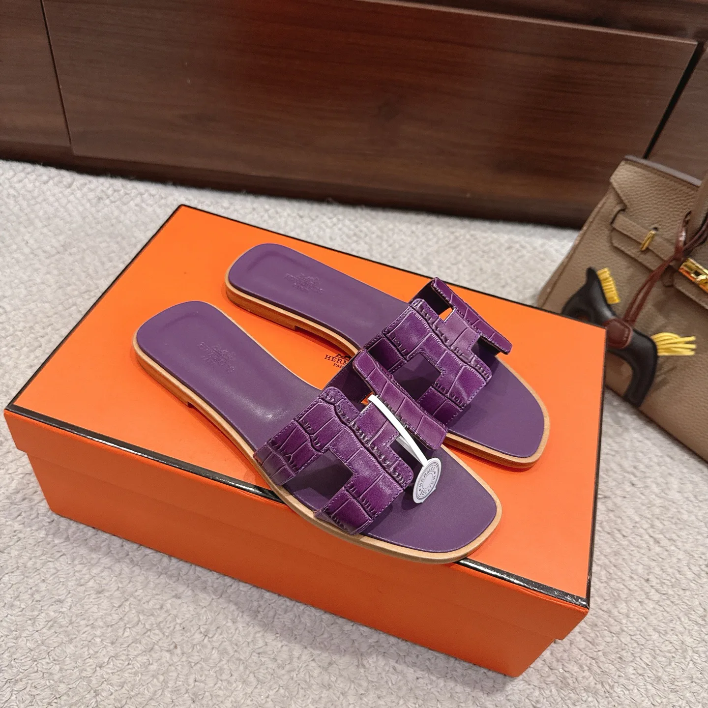 Шлепанцы Женские Hermes 17480666