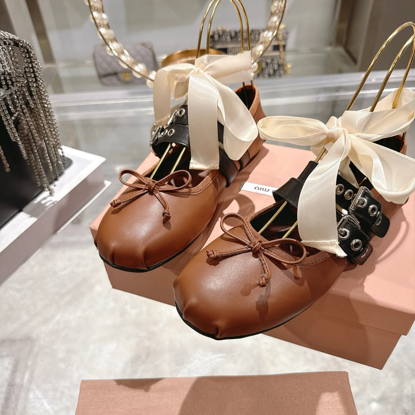 Балетки Женские Miu Miu 11893483