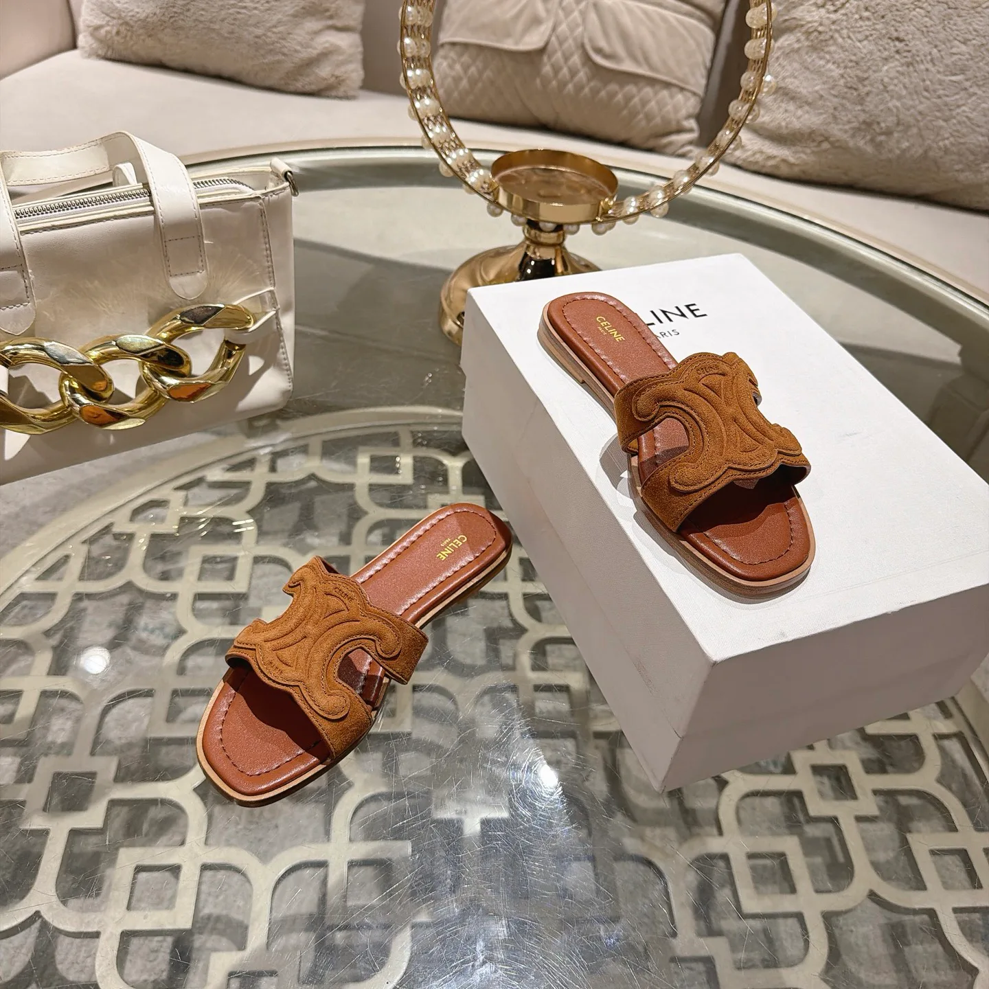 Шлепанцы Женские Celine 17527903