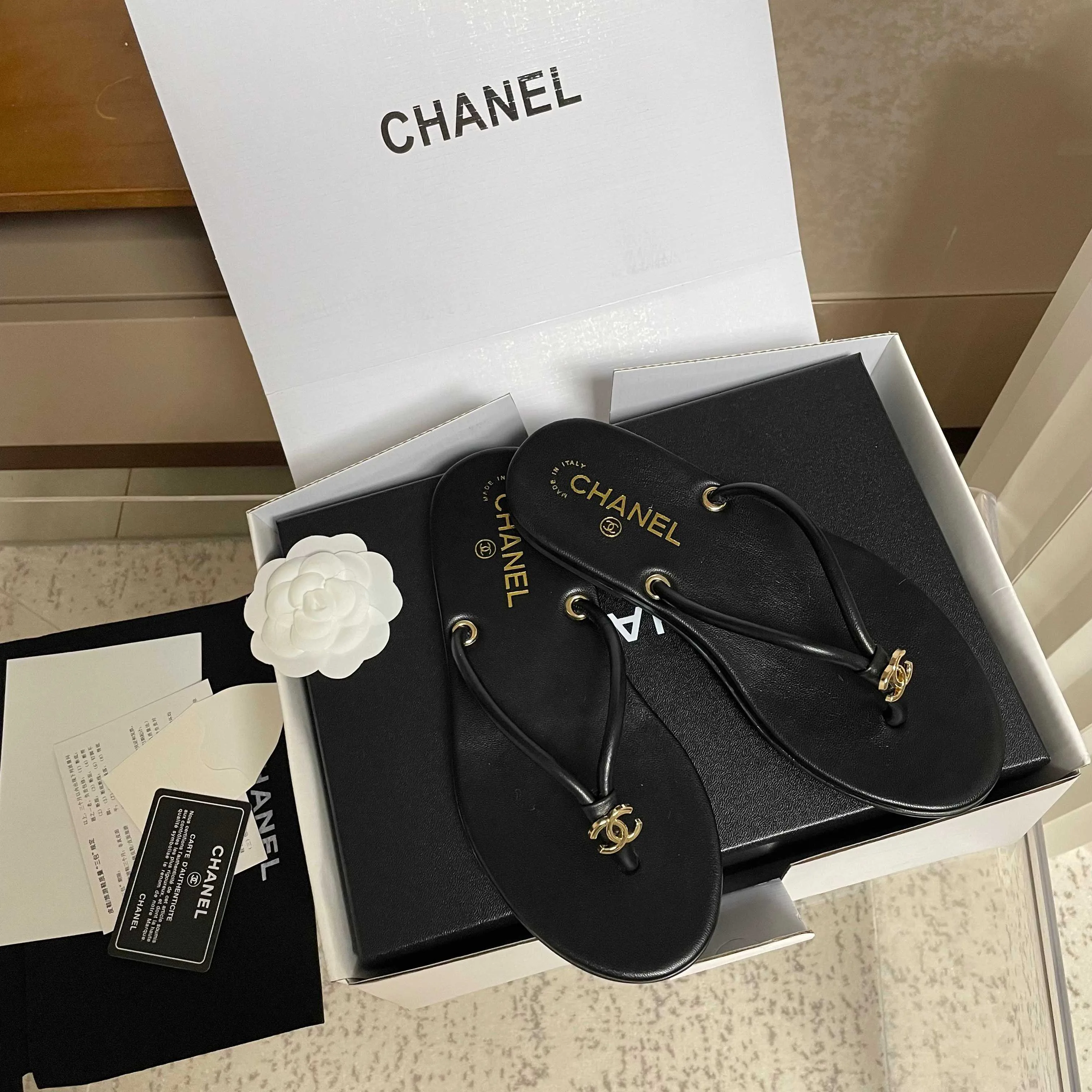 Шлепанцы Женские Chanel 11893465