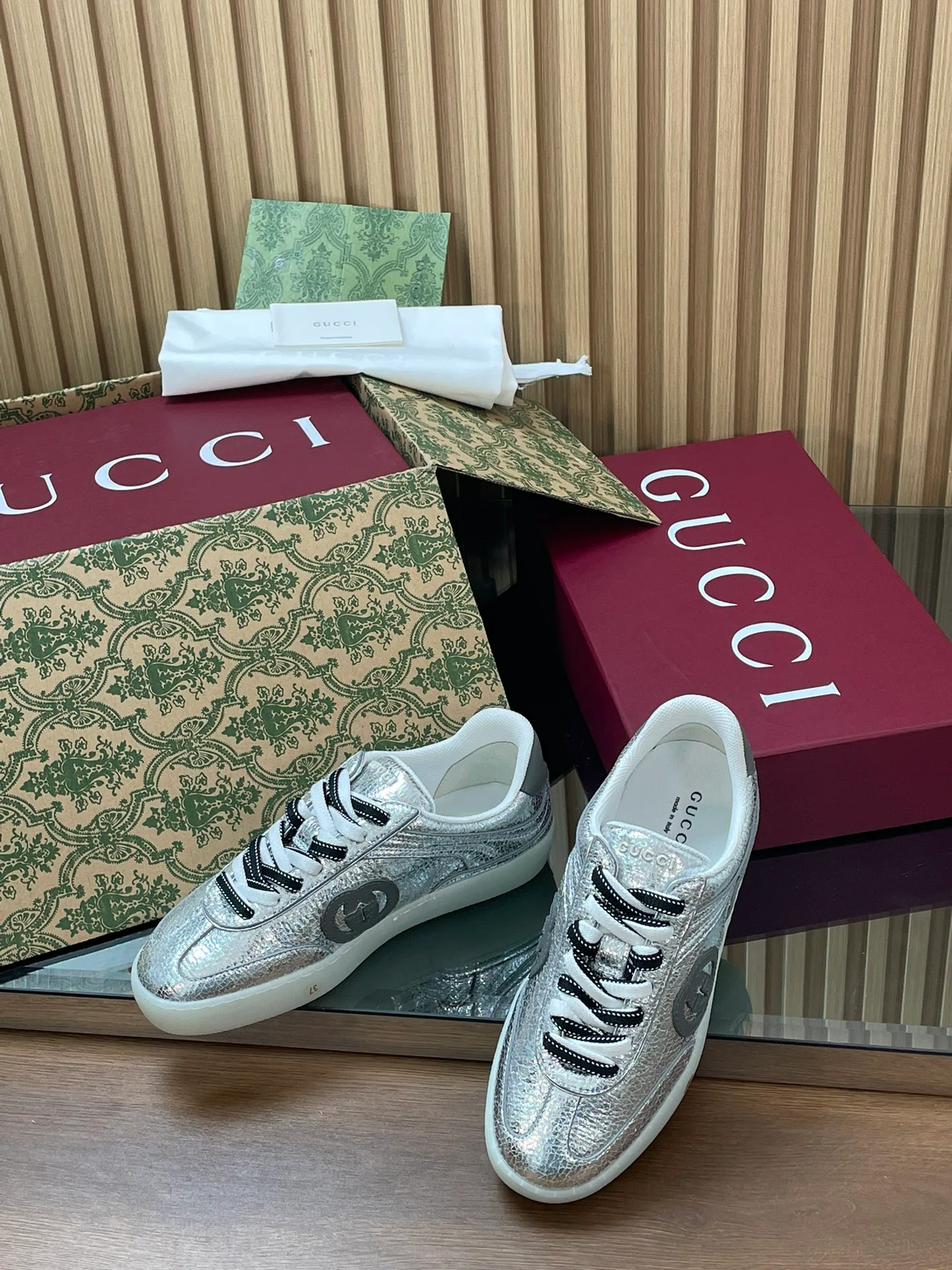 Кроссовки Женские Gucci 451035