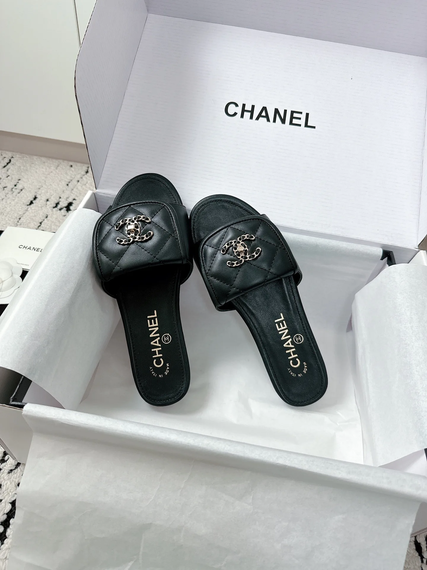 Шлепанцы Женские Chanel 11026193