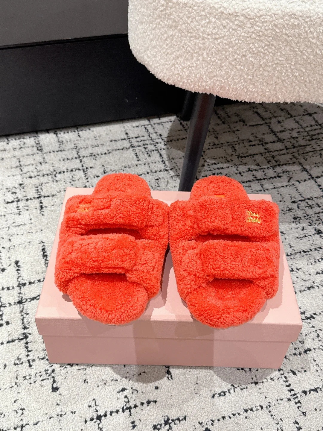 Тапочки Женские Miu Miu 444720