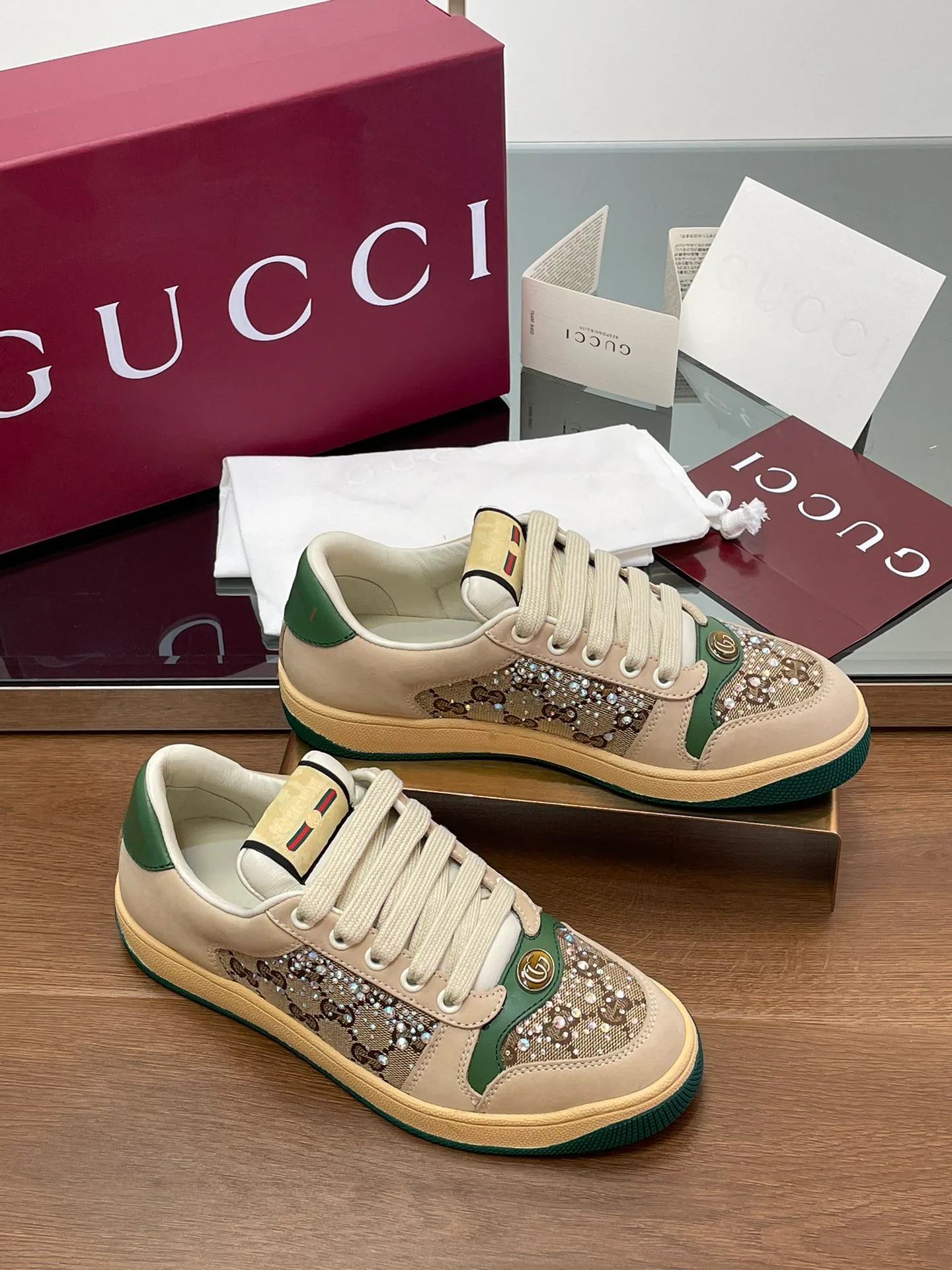 Кроссовки Женские Gucci 451039