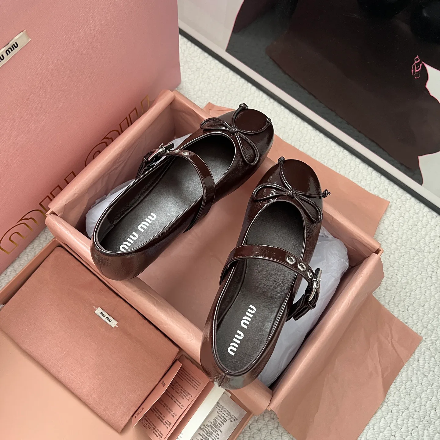 Балетки Женские Miu Miu 11543814