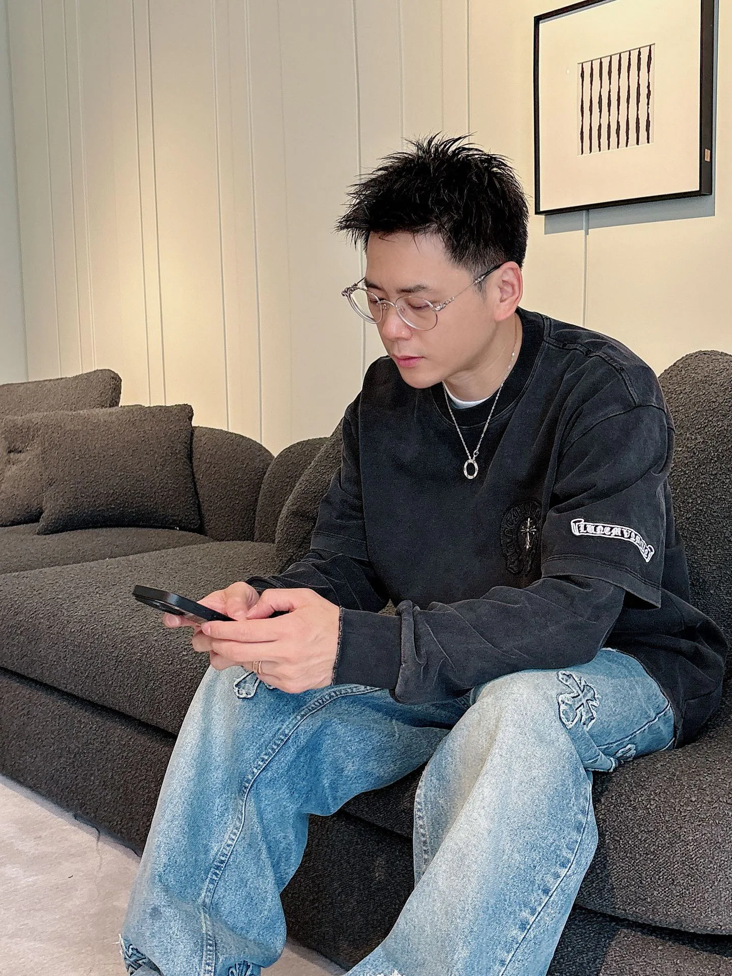 Свитшоты И Худи Мужские Chrome Hearts 999675