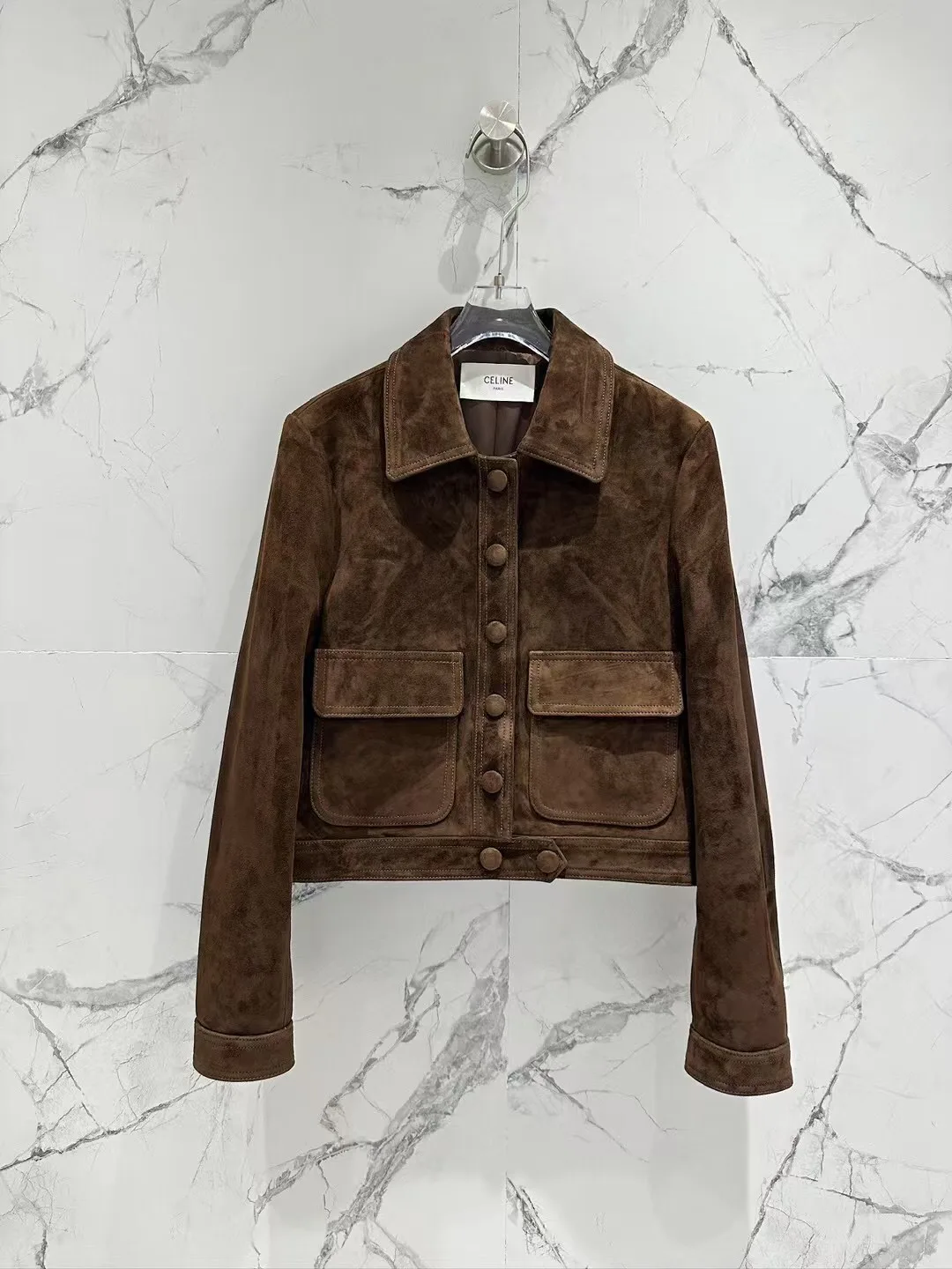 Кожаные Куртки И Дублёнки Женские Celine 11868476