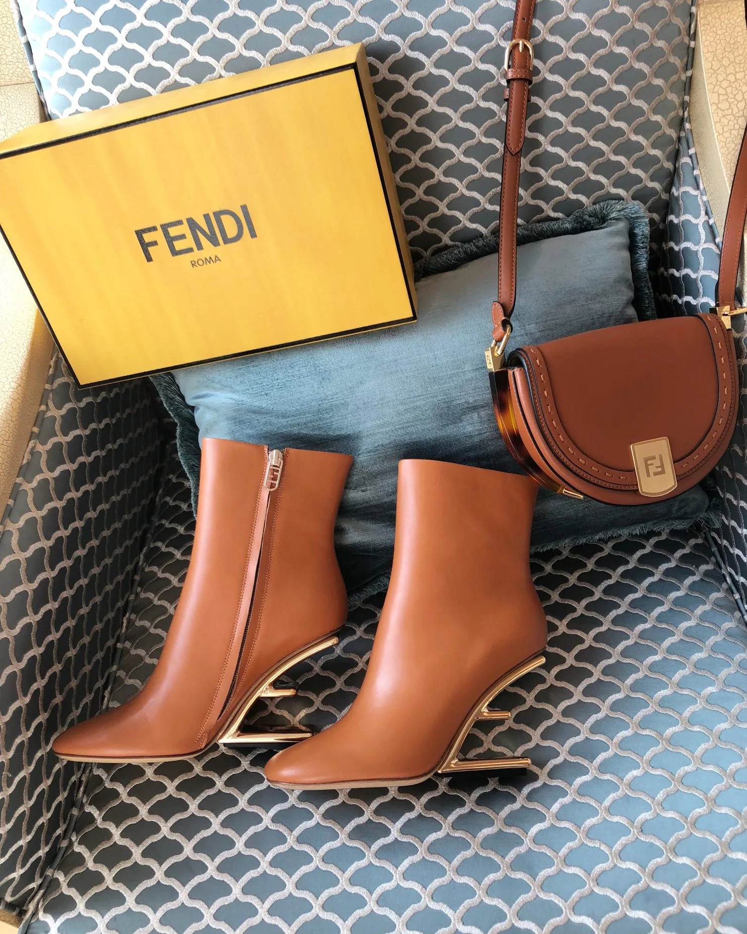 Ботильоны Женские Fendi 4546